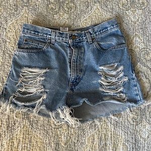 High waisted shorts